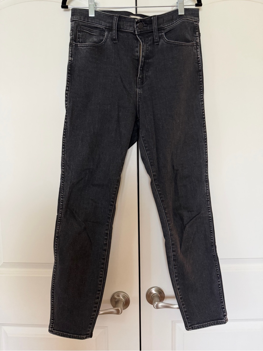 Madewell Black High-Rise Skinny Jeans